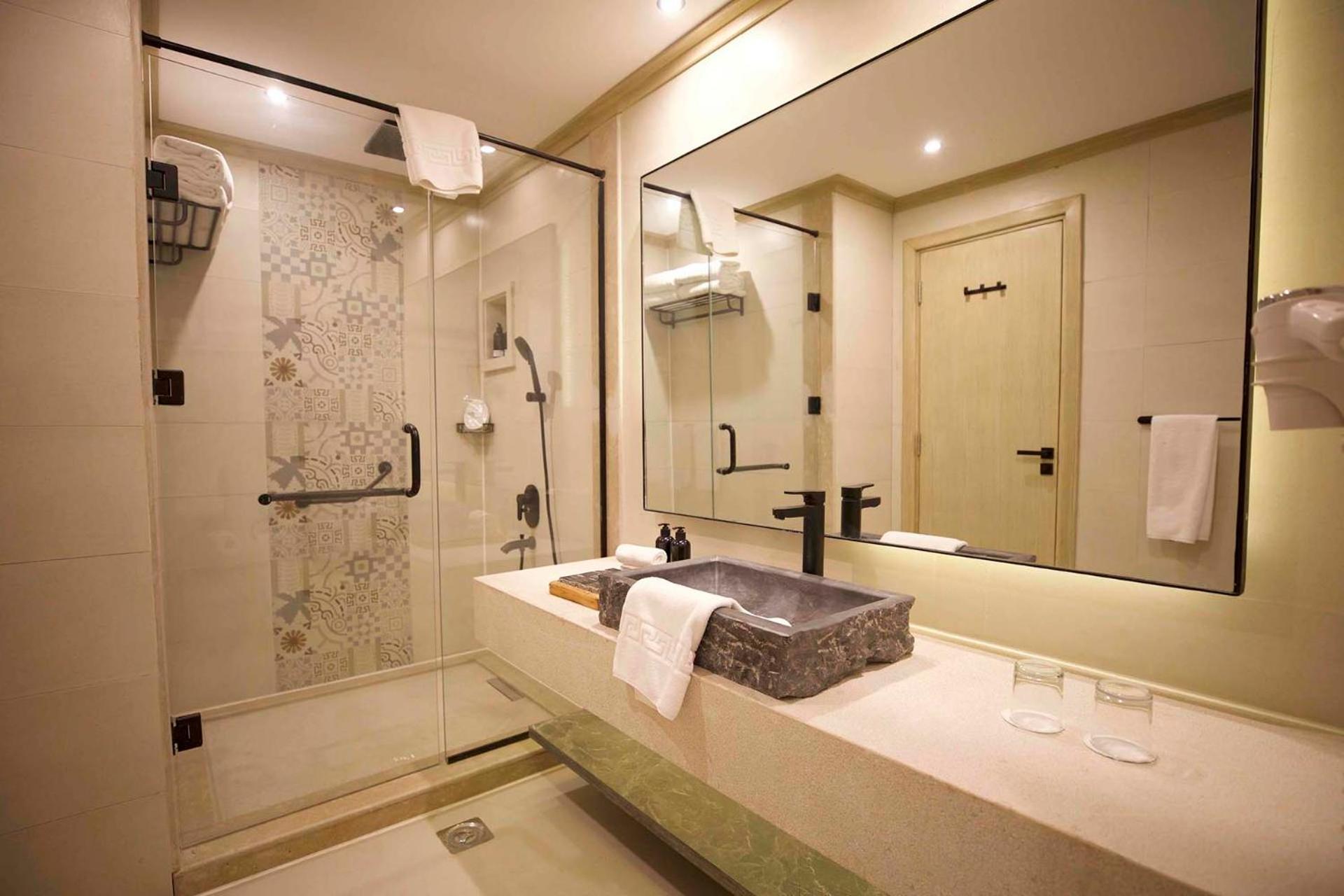 Sunrise Tucana Resort Grand Select Hurghada Pokoj fotografie A bathroom in a hotel
